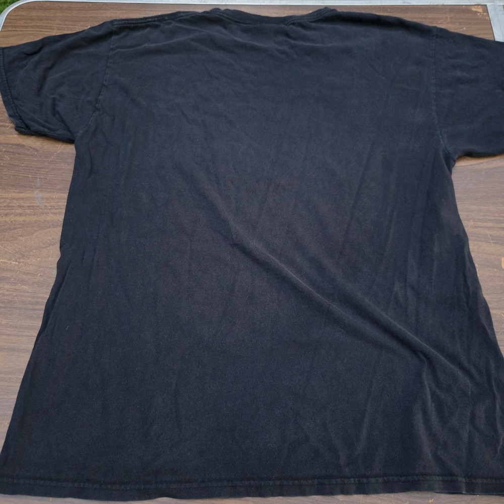 Fruit of the Loom AC/DC T-Shirt Mens Large Black Distressed Vintage Rock Tee - Picture 8 of 10